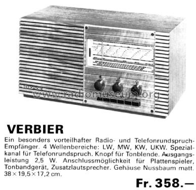 Verbier 03-OA; Biennophone; Marke (ID = 1493398) Radio