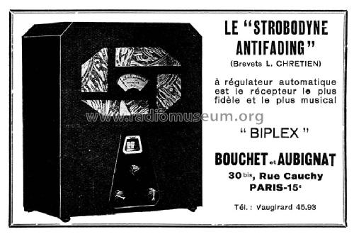 Strobodyne-Secteur Antifading ; Biplex marque, (ID = 2501494) Radio