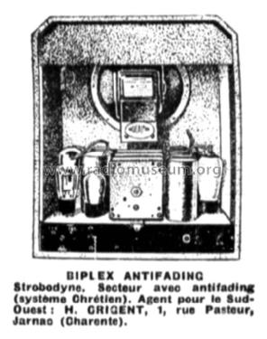 Strobodyne-Secteur Antifading ; Biplex marque, (ID = 2501495) Radio