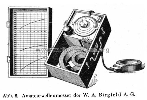 Amateur-Wellenmesser ; Birgfeld AG, W.A; (ID = 1729530) Equipment