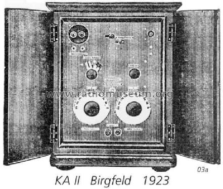 KA II ; Birgfeld AG, W.A; (ID = 1457) Radio