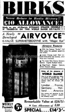 Airvoice 6 ; Birks, Charles & Co. (ID = 2110566) Radio