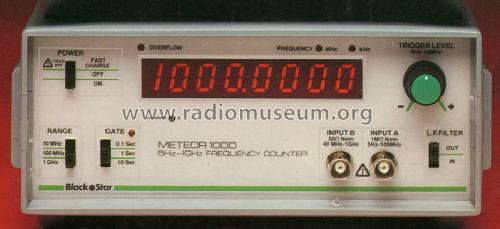 Frequency Counter Meteor 1000; Black Star; St. Ives (ID = 848630) Equipment