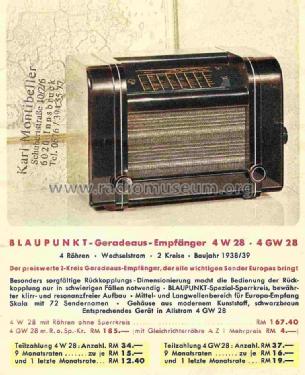 4GW28; Blaupunkt Ideal, (ID = 707590) Radio