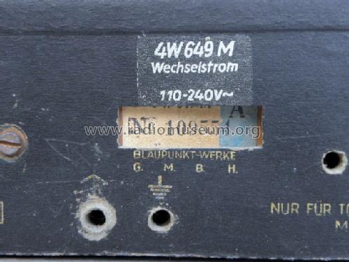 4W649M - 4W649H/M; Blaupunkt Ideal, (ID = 1515297) Radio