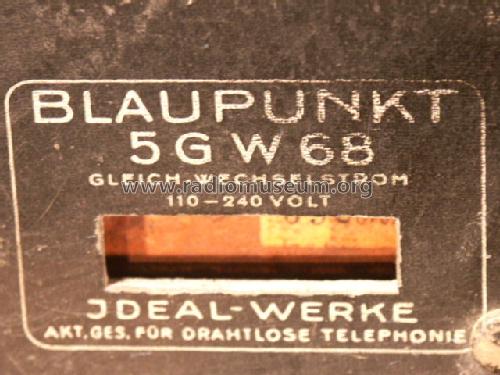 5GW68; Blaupunkt Ideal, (ID = 177464) Radio