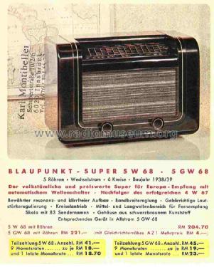 5GW68; Blaupunkt Ideal, (ID = 707603) Radio