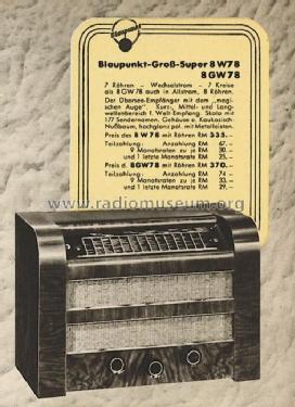 8GW78; Blaupunkt Ideal, (ID = 488979) Radio