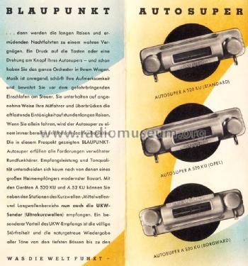 A52KU; Blaupunkt Ideal, (ID = 1606458) Car Radio