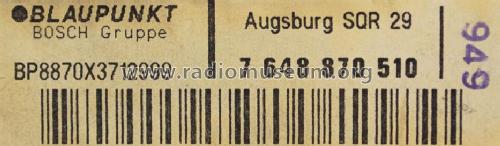 Augsburg SQR 29 7 648 870 510; Blaupunkt Ideal, (ID = 1988970) Car Radio