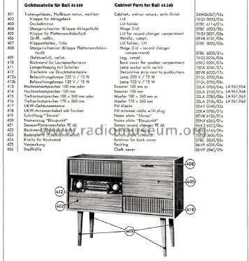 Bali 44340 Ch= 14300; Blaupunkt Ideal, (ID = 1983301) Radio