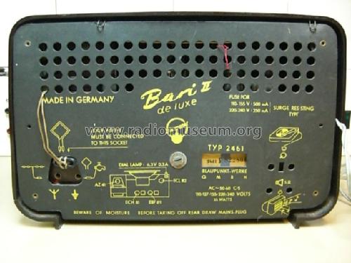 Bari II de Luxe 2461; Blaupunkt Ideal, (ID = 822647) Radio