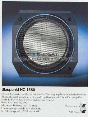 Blue Magic HC 1660; Blaupunkt Ideal, (ID = 1942512) Speaker-P