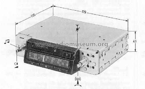 Bonn CR Stereo 7.637.262/264; Blaupunkt Ideal, (ID = 602648) Car Radio