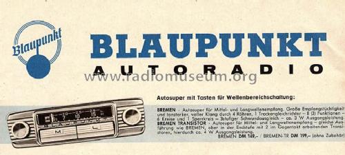 Bremen 9480; Blaupunkt Ideal, (ID = 493875) Car Radio