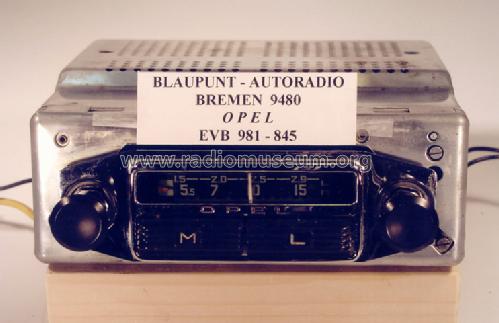 Bremen 9480; Blaupunkt Ideal, (ID = 57347) Car Radio