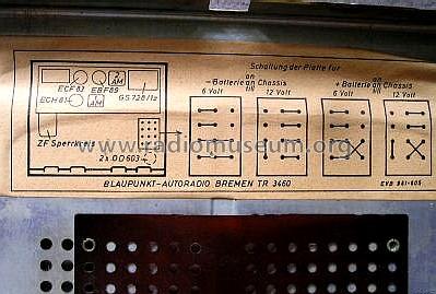 Bremen Transistor ab G 203001; Blaupunkt Ideal, (ID = 114034) Car Radio