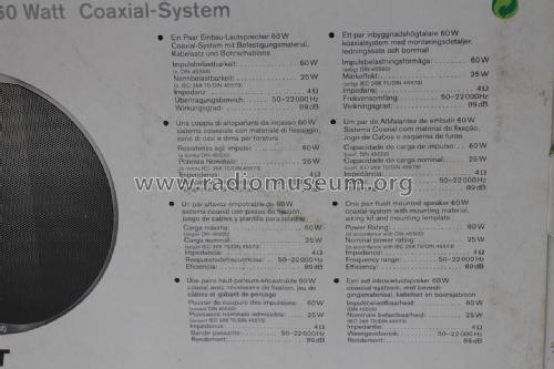 Coaxial-System CL130 7.606.095.002; Blaupunkt Ideal, (ID = 1852738) Parlante