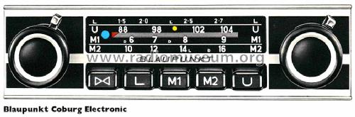 Coburg 7.631.730 ab 1000001; Blaupunkt Ideal, (ID = 246178) Car Radio