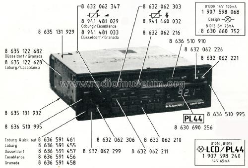 Coburg SQR 49 7.648.470.013; Blaupunkt Ideal, (ID = 1634194) Car Radio