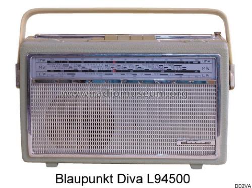 Diva L 94500; Blaupunkt Ideal, (ID = 20781) Radio
