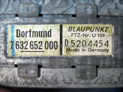 Dortmund 7.632.652 ab 5200001; Blaupunkt Ideal, (ID = 1458111) Car Radio