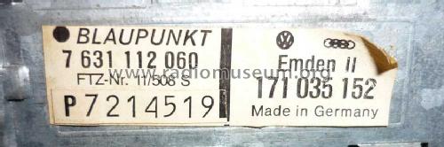 Emden II 7.631.112.060 - VW 171 035 152; Blaupunkt Ideal, (ID = 1822158) Car Radio