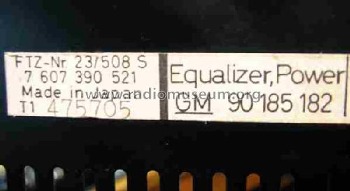 Equalizer Power 7.607.390.521; Blaupunkt Ideal, (ID = 694590) Ampl/Mixer