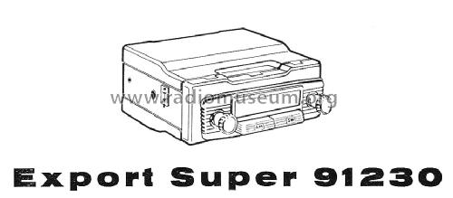 Export Super 91230 ab E 220001; Blaupunkt Ideal, (ID = 202990) Autoradio