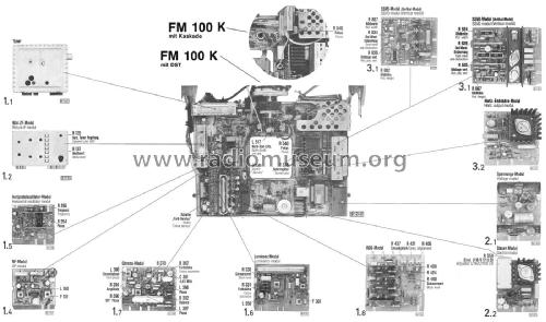 Farbfernsehchassis FM 100K; Blaupunkt Ideal, (ID = 1980787) Television