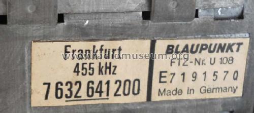 Frankfurt 7.632.641.200 ab 5500001; Blaupunkt Ideal, (ID = 1818104) Autoradio