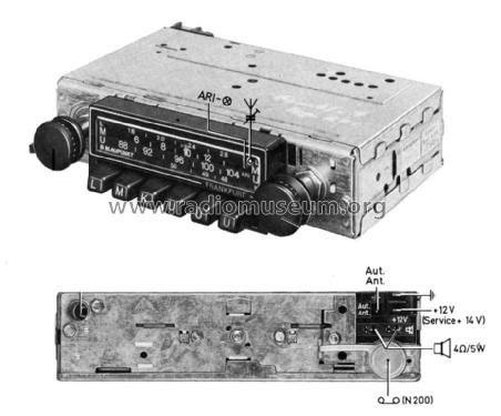 Frankfurt Super-Arimat 7.637.645.110 ab FD 827; Blaupunkt Ideal, (ID = 949325) Car Radio