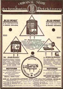 Grünkreuz-Detektor ; Blaupunkt Ideal, (ID = 1102665) Radio part