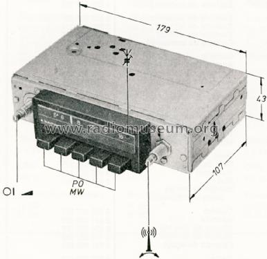 Hamburg M 7.635.519.410 ab Nr.: 890001; Blaupunkt Ideal, (ID = 1571641) Car Radio