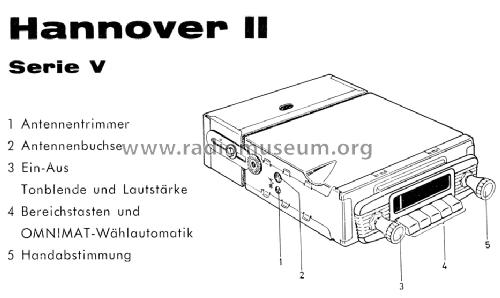 Hannover II ab V 150001; Blaupunkt Ideal, (ID = 996055) Car Radio