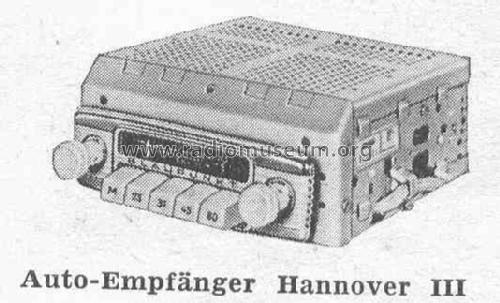 Hannover III ab G 615001; Blaupunkt Ideal, (ID = 376568) Car Radio