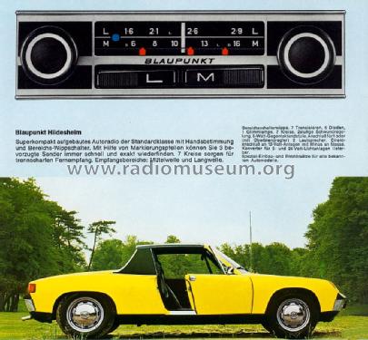 Hildesheim 7.633.121; Blaupunkt Ideal, (ID = 1609064) Car Radio