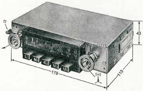 Karlsruhe 7.635.640.011 ab 600001 und ab 900001; Blaupunkt Ideal, (ID = 1572877) Autoradio