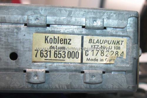 Koblenz de Luxe 7.631.653 ab 1770001; Blaupunkt Ideal, (ID = 1722080) Autoradio