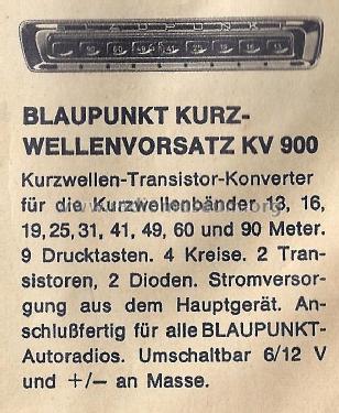 Kurzwellenvorsatz KV900; Blaupunkt Ideal, (ID = 1396468) Converter