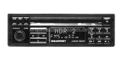 London RDM 42; Blaupunkt Ideal, (ID = 1125336) Car Radio