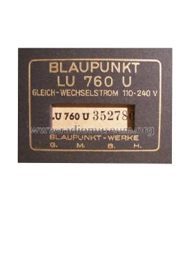 LU760U; Blaupunkt Ideal, (ID = 1212236) Radio