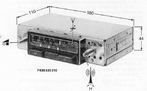 Ludwigshafen 7.638.320.210; Blaupunkt Ideal, (ID = 604813) Car Radio