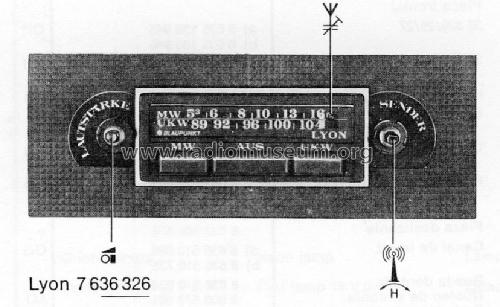 Lyon 7.636.326; Blaupunkt Ideal, (ID = 580970) Car Radio