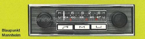 Mannheim 7.637.030 ab Y 1050001; Blaupunkt Ideal, (ID = 1937919) Car Radio