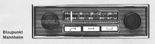 Mannheim 7.639.300 ab 1420001; Blaupunkt Ideal, (ID = 98834) Car Radio