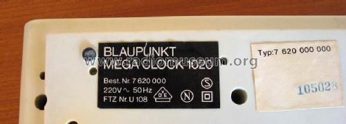 Mega Clock 1020 7620000; Blaupunkt Ideal, (ID = 580980) Radio