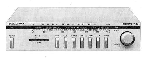 Micronic T-60 7.620.200; Blaupunkt Ideal, (ID = 138401) Radio