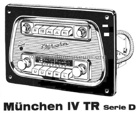 München IV TR ab D 982601; Blaupunkt Ideal, (ID = 622879) Car Radio