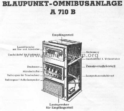 Omnibusanlage A710B; Blaupunkt Ideal, (ID = 98338) Car Radio